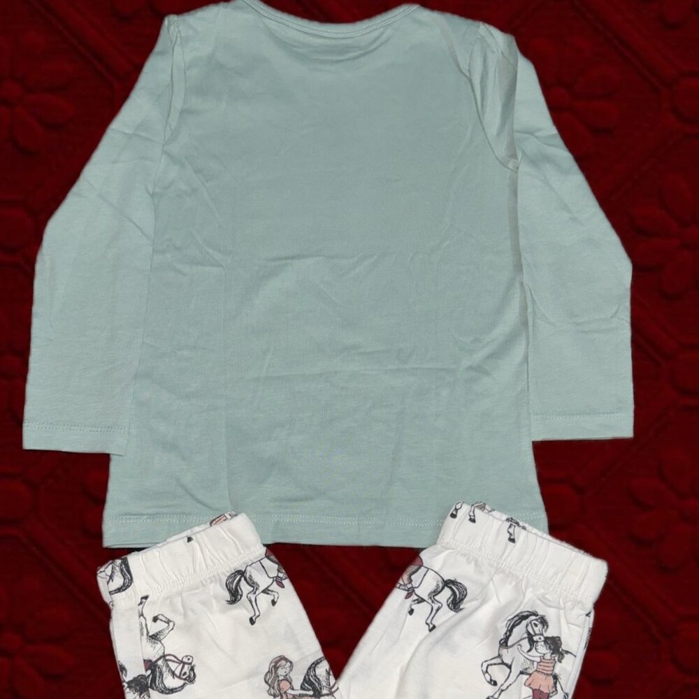 Forever Friends Pajama Set – Horse & Rider Dreams for Kids Soft Cotton 4T NWT - Picture 6 of 6